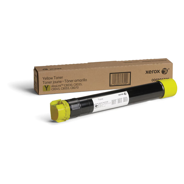 Original Xerox ATLALINK C8030, C8035 Standard Yield Yellow Toner Cartridge, 006R01700