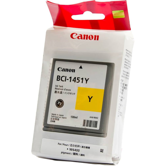 Original Canon BCI-1451 Standard Yield Yellow Ink Cartridge, 0173B001