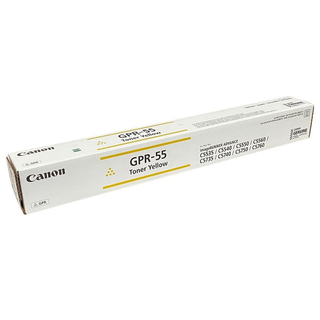 Original Canon GPR-55 Yellow Toner Cartridge, 0484C003AA