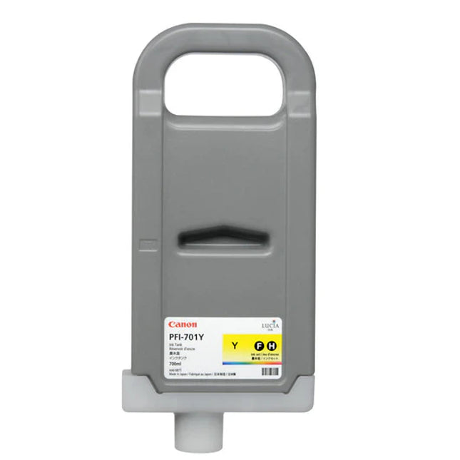 Genuine Canon 700ml PFI-701 Yellow High Yield Ink Cartridge, 0903B001AA