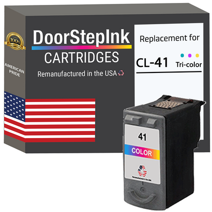 DoorStepInk Brand For Canon CL-41 Color Remanufactured in the USA