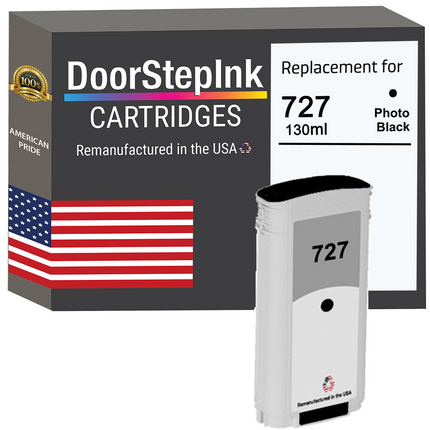 HP (B3P23A) 727 130ML Photo Black Ink Cartridges 