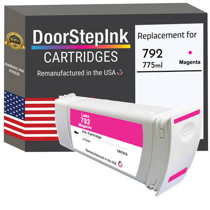 DoorStepInk Remanufactured in the USA Ink Cartridge for 792 775ML Magenta