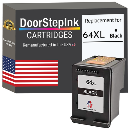 Replacement HP 64XL (N9J92AN) Black Ink Cartridge