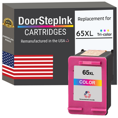 DoorStepInk Remanufactured in the USA Ink Cartridge for 65XL N9K03AN Tri-Color