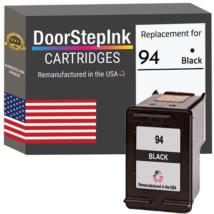 DoorStepInk Remanufactured in the USA Ink Cartridge for 94 C8765 Black