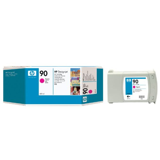 New HP 90 400-ml (C5063A)Magenta Ink Cartridge