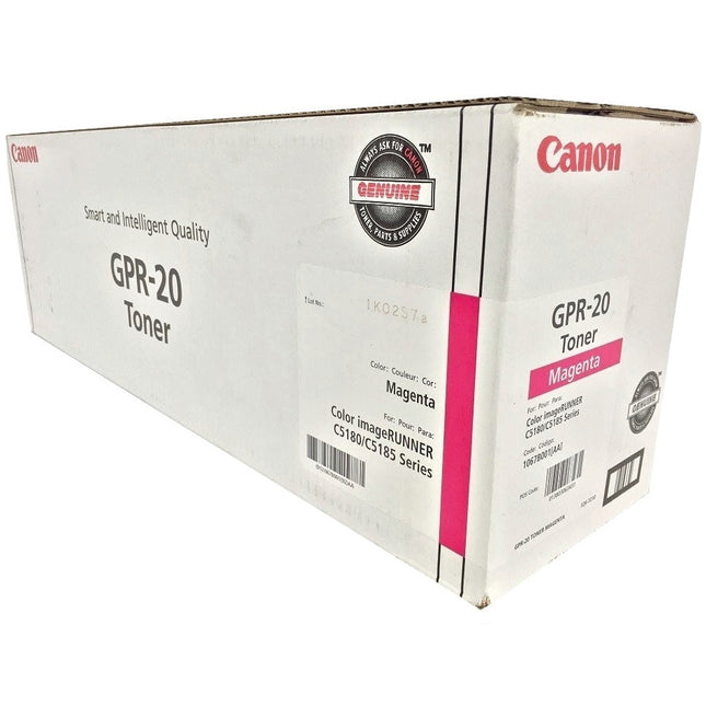 Genuine Canon GPR-20 Magenta Toner Cartridge, 1067B001