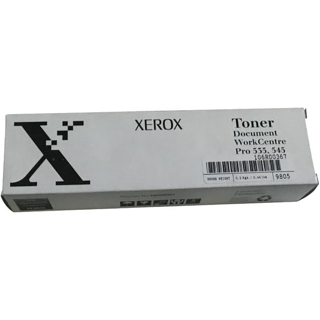 Original Xerox 106R00367 Standard Yield Black Toner Cartridge
