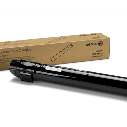 Genuine Xerox Phaser 7500 High Yield Black Toner Cartridge, 106R01439