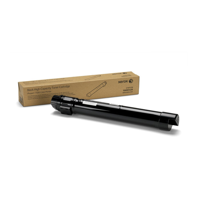 Genuine Xerox Phaser 7500 High Yield Black Toner Cartridge, 106R01439