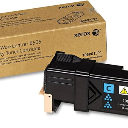 Original Xerox PHASER 6500/6505 Standard Yield Cyan Toner Cartridge, 106R01591