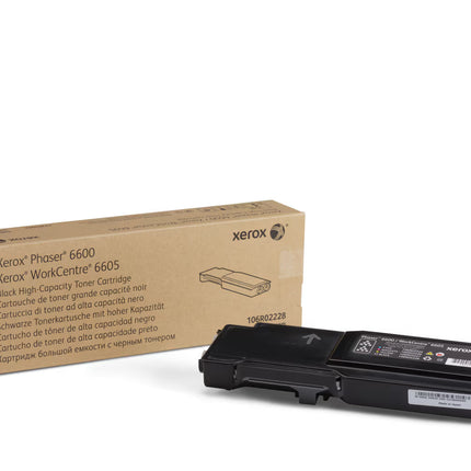 Original Xerox Work Center 6600 High Yield Black Toner Cartridge, 106R02228 