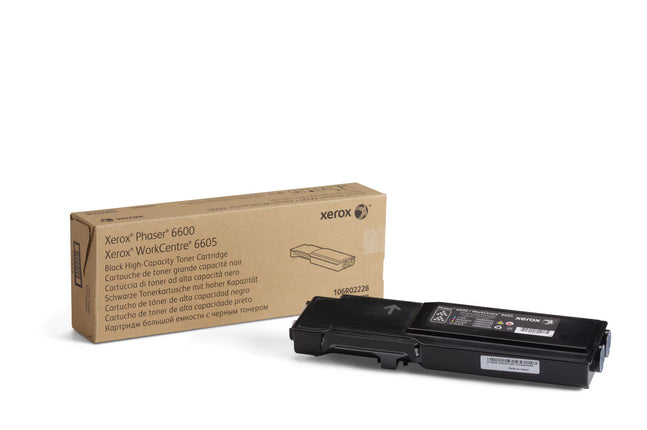 Original Xerox Work Center 6600 High Yield Black Toner Cartridge, 106R02228 