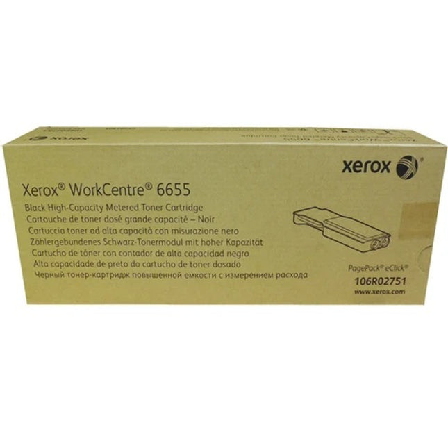 Original Xerox WORKCENTRE 6655 High Yield Black Toner Cartridge, 106R02751