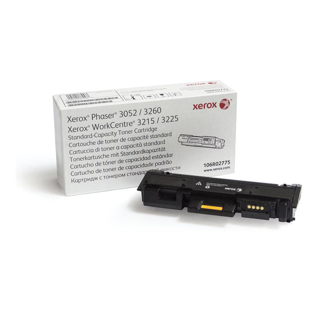 Original Xerox Phaser 3260/WorkCentre 3215/3225 Black Toner Cartridge, 106R02775