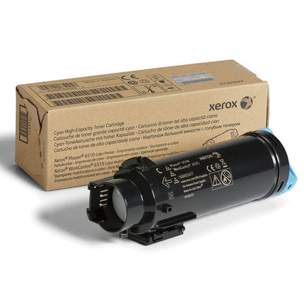 Original Xerox PHASER 6510/6515 High Yield Cyan Toner Cartridge, 106R03477