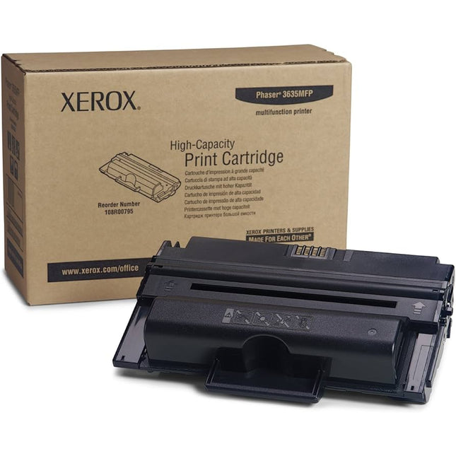 Geunine Xerox 108R00795 High Yield Black Toner Cartridge