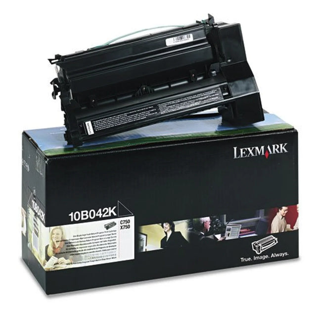 Lexmark C750 High Yield Black Toner Cartridge, 10B042K