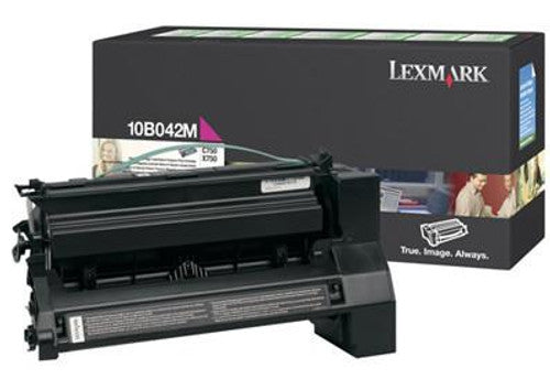 Genuine Lexmark C750 High Yield Magenta Toner Cartridge, 10B042M