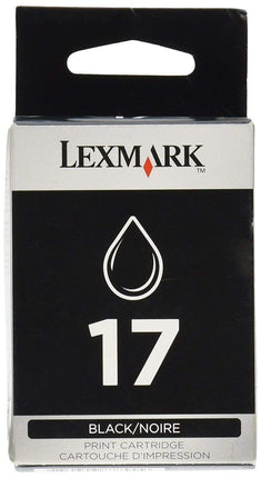 Genuine Lexmark 17 Standard Yield Black Inkjet Cartridge, 10N0217