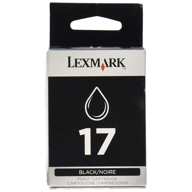 Genuine Lexmark 17 Standard Yield Black Inkjet Cartridge, 10N0217