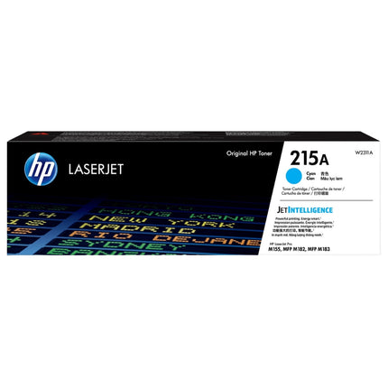 Original HP 215A Standard Yield Cyan Toner Cartridge, W2311A