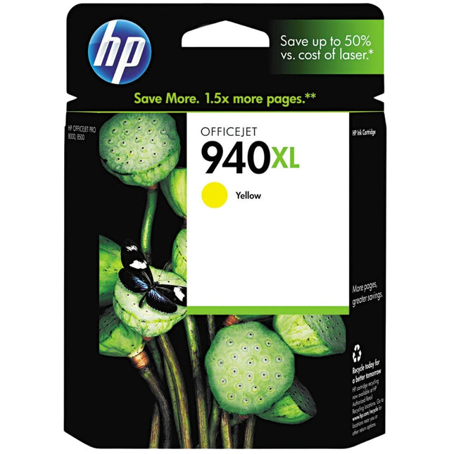 HP 940XL (C4909AN) Yellow High Yield Ink Cartridge