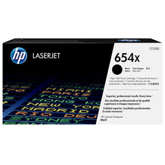 HP 654X High Yield Black Toner Cartridge, CF330X
