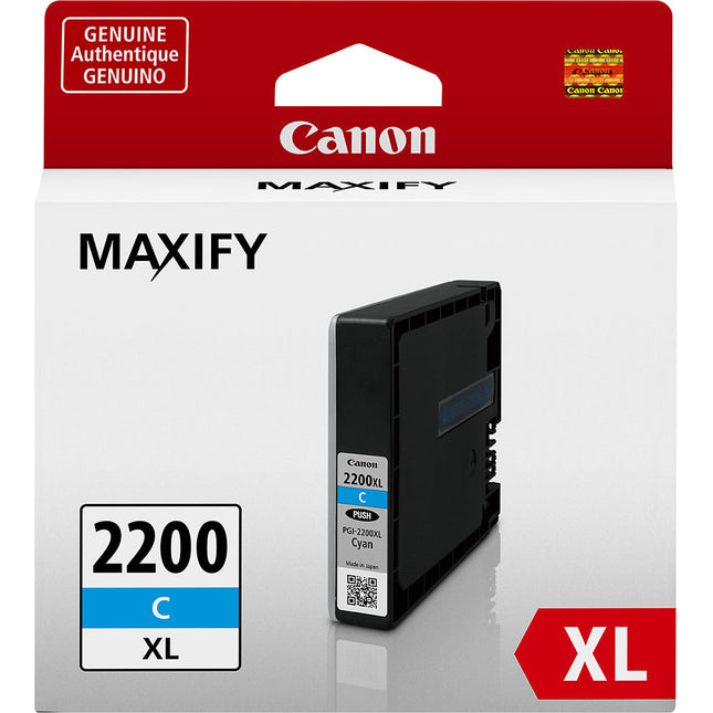 Original Canon PGI-2200XL Cyan Ink Cartridge