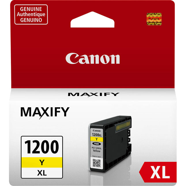 Original Canon PGI-1200XL High Yield Yellow Ink Cartridge