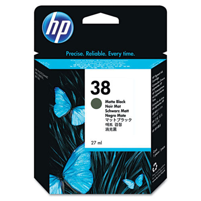 OEM HP 38 Matte Black (C9412A) Ink Cartridge
