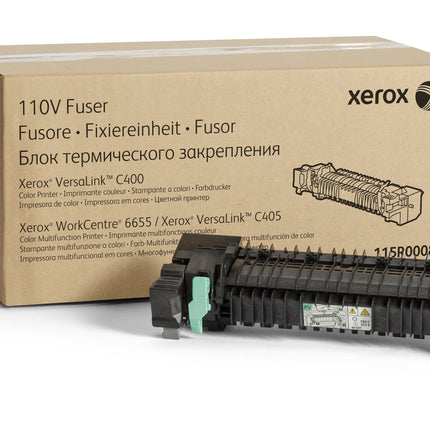 Genuine Xerox 110V Fuser Kit Standard Yield Black Toner Cartridge, 115R00088