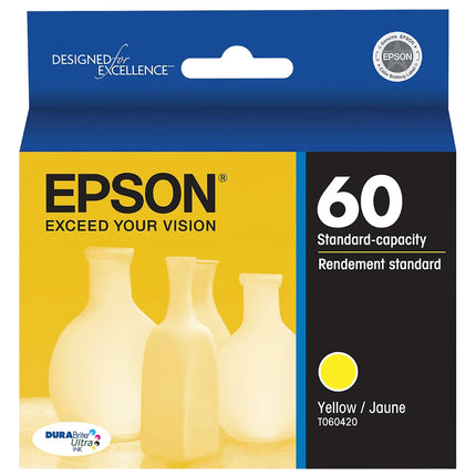 New Genuine Epson 60 (T060420) Yellow Ink Cartridge