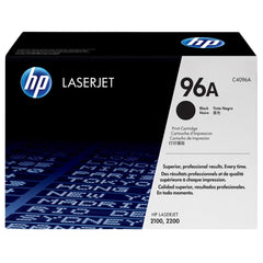 Original HP 96A (C4096A) High-Yield Black Toner Cartridge