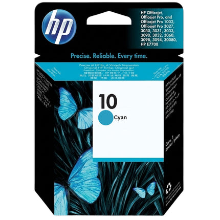 HP 10 Ink Cartridge Cyan-C4841A