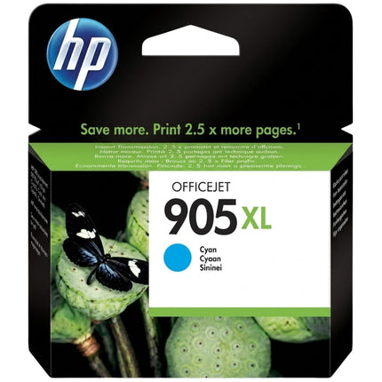 
Original HP 905XL (T6M05AA) High Yield Cyan Ink Cartridge

