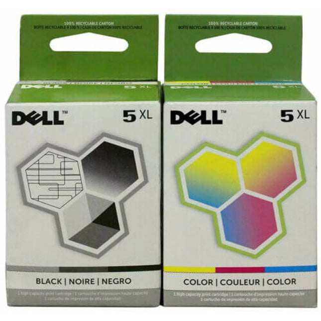 Dell 5XL Black & Color M4640 & M4646 Ink Cartridge-Combo Pack