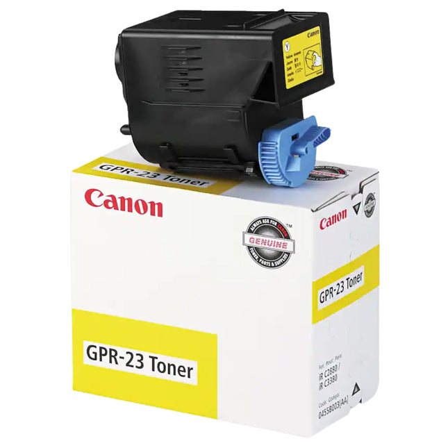 Genuine Canon GPR-23 Yellow Toner Cartridge, 0455B003AA
