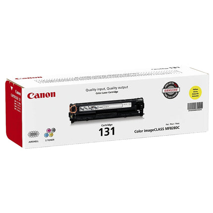 Original Canon 131 Standard-Yield Yellow Toner Cartridge, 6269B001