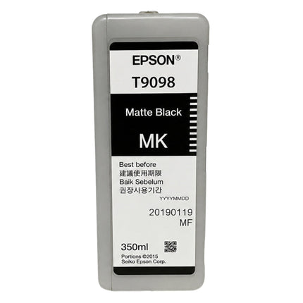 New Genuine Epson T9098 Matte Black Ink Cartridge