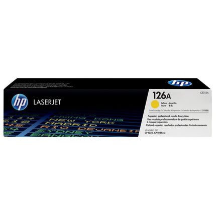 Original HP 126A Standard Yield Yellow Toner Cartridge, CE312A (1000 Pages)