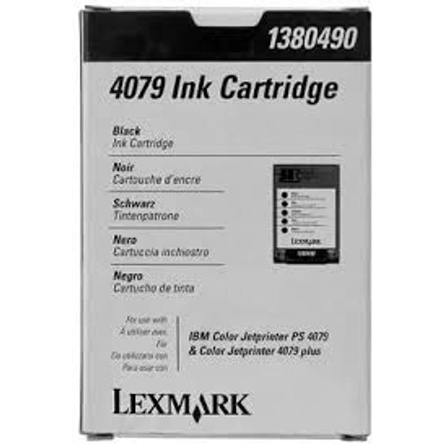 Original Lexmark 4079 Standard Yield Black Ink Cartridge, 1380490