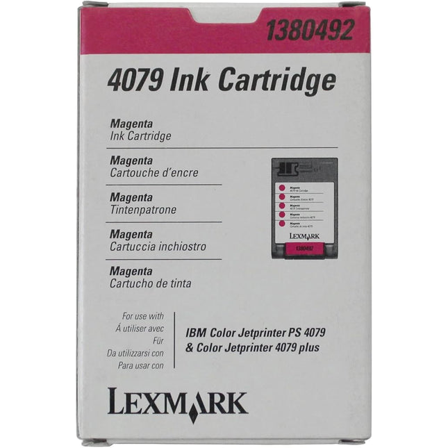 Original Lexmark 4079 Standard Yield Magenta Ink Cartridge, 1380492