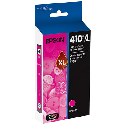Epson 410XL Claria Premium High-Yield Magenta Ink Cartridge, T410XL