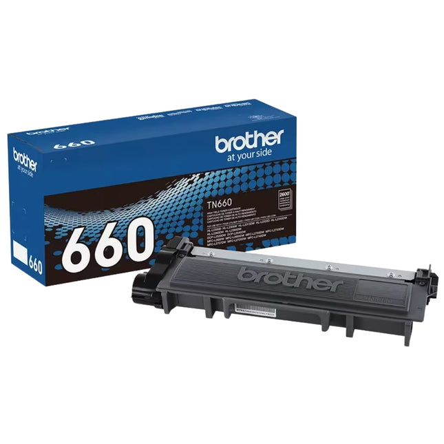 Brother TN660 High Yield Black Toner Cartridge