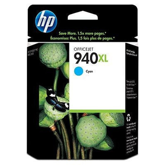 HP 940XL (C4907AN) Cyan High Yield Ink Cartridge