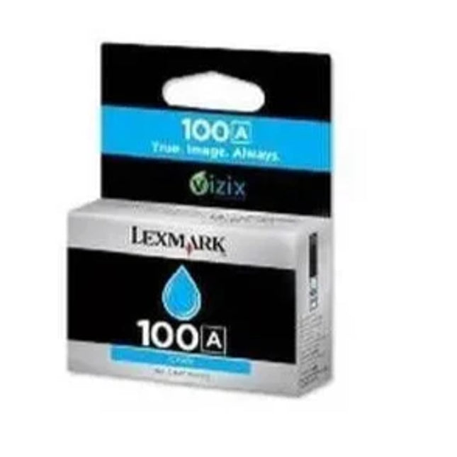 Lexmark 100A Standard-Yield Cyan Inkjet Cartridge, 14N0920