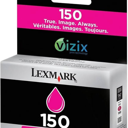 Genuine Lexmark 150 Standard Yield Magenta Inkjet Cartridge, 14N1609