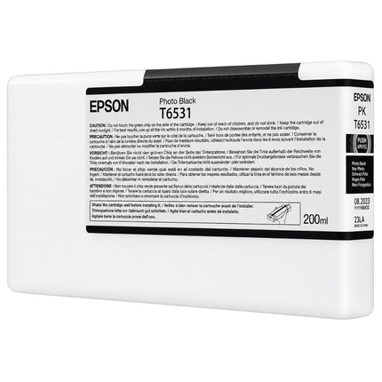 Epson T653 Photo Black Ink Cartridge, T653100